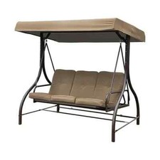 Dondolo reclinabile a letto KATAY cm194x125x174 dondoli 3 posti amaca giardino