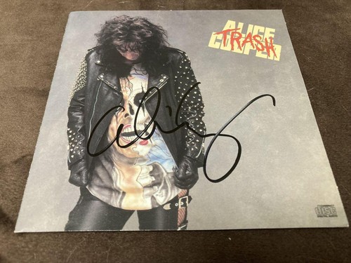 Alice cooper autographed trash - autographed,