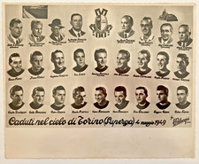 L. Bertazzini, foto calciatori e staff Grande Torino caduti a Superga,  1949