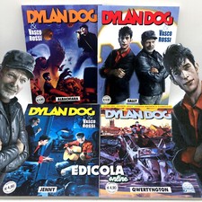 Lotto 4 Fumetti di DYLAN DOG e VASCO ROSSI Serie Completa 1 Prima Edizione Raro