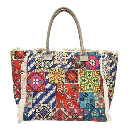 Borsa mare con frange - mare,
