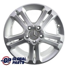 Mercedes W211 Argento Cerchio in Lega 16" 5 Doppie Razze ET:42 7,5J A2114017102