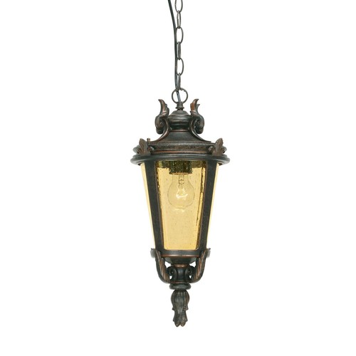 Lampada sospensione marrone - lampada,