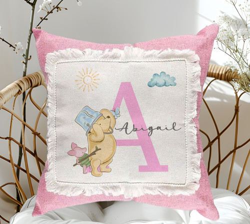 Cuscino lino orso pooh - lino,