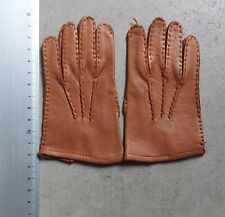 GUANTI DA BAMBINA IN VERA PELLE ANNI '60, un paio - ABBIGLIAMENTO VINTAGE