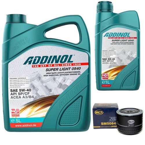 Olio motore set addinol - olio, 5w-40