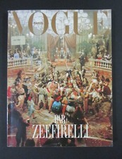 Originale VOGUE PARIS 1985 moda vintage fashion PAR FRANCO ZEFFIRELLI