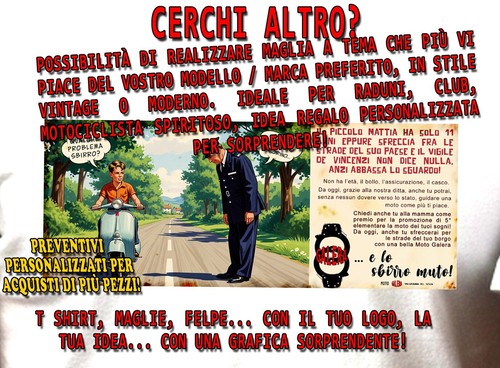 Maglia pubblicità moto anni - moto,
