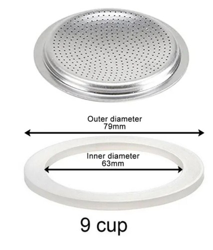 9tazze moka guarnizione - moka,
