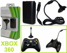 Play & Charge kit XBOX 360 Batteria riserva ricaricabile per joypad joystick