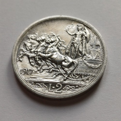Silver moneta lire - lire, roma