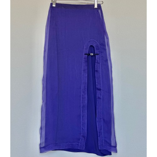 Maxi gonna gucci viola - viola, 100%