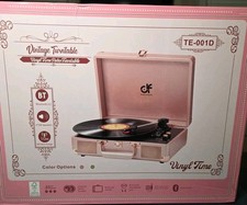 DANFI AUDIO Giradischi in Vinile 3 Velocità Valigia Portatile Giradischi con...