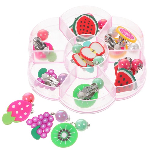 Orecchini clip design frutta - design,