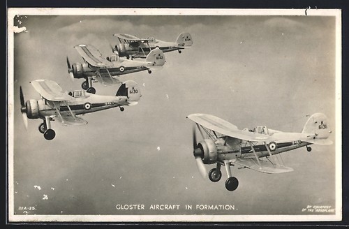 Gloster aircraft in - ak,