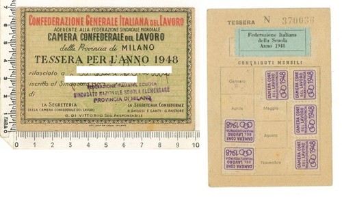 Tessera della l - della, camera