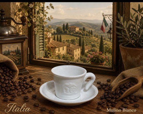 Mulino bianco tazzine - bianco, le