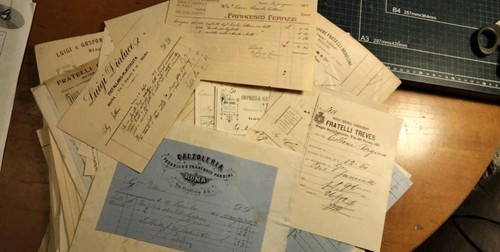 200 antiche fatture - antiche,