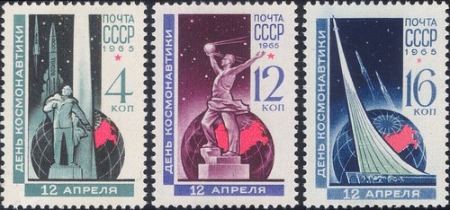 Russia 1965 cosmonautica - 1965,