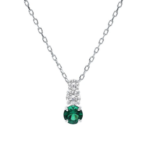 Collana swarovski verde - collana,