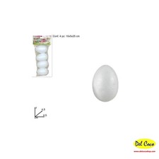 UOVA POLISTIROLO 7cm 4 Pezzi