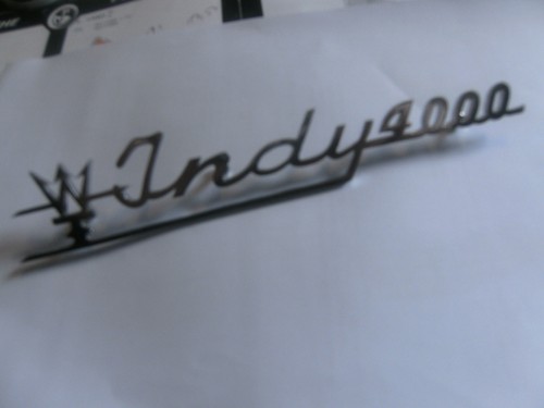Maserati indy 4000 - 4000, scudo