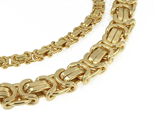 Bracciale bizantina dorato - bracciale,