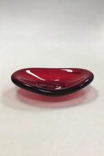 Ciotola in vetro rosso design