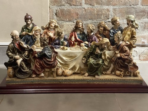 Ultima cena scultura resina - scultura,