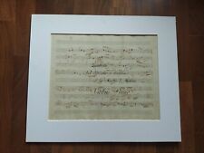 ANTICO SPARTITO MANOSCRITTO