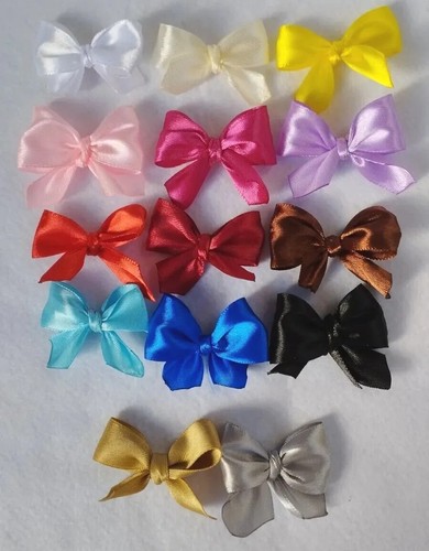 Fiocchi raso pronti 4 cm - fiocchi,