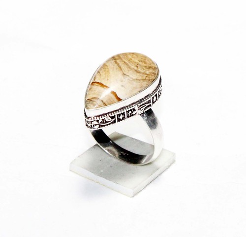 Anello pazzo pizzo agata - anello,