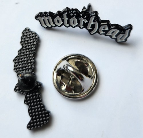 Motörhead logo white pin - motÖrhead,