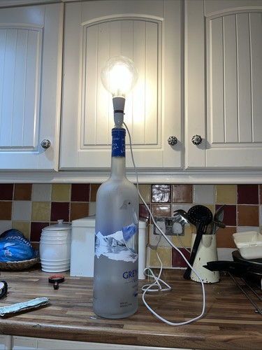 Grey goose empty bottle - grey,