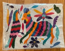  Arazzo vintage Otomi Tenango