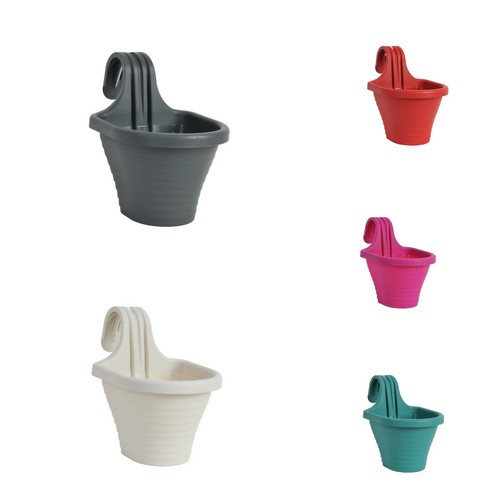 Secchio per fiori plastica - fiori, in