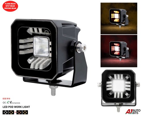 Faro led cubo - led, 3"