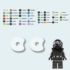 2x Imperial Gunnar Collar Range Trooper Cape compatibile con 75217 Custom