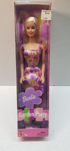 Barbie bambola giardino festa - barbie,