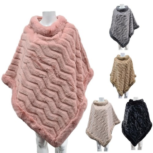 Poncho donna invernale