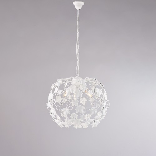 Lampadario ferro laccato - lampadario,
