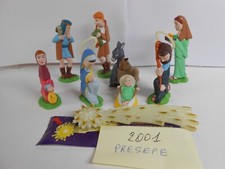 KINDER FERRERO: SERIE PRESEPE 9 PERSONAGGI STILIZZATI  2001