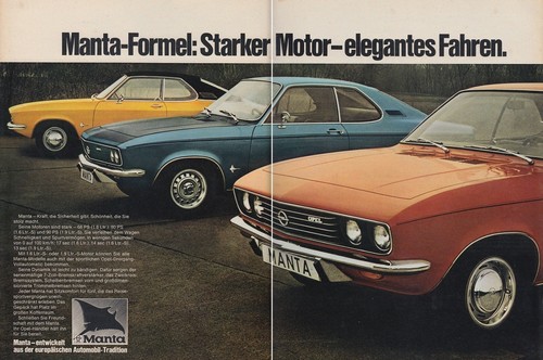 Opel manta pubblicità - opel,