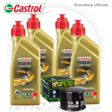 TAGLIANDO 4 L CASTROL POWER 1 RACING 10W50 + FILTRO OLIO BMW K1200 S 2005 2006