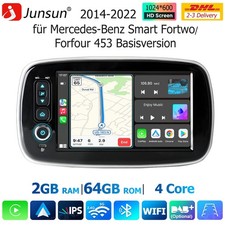 Per Benz Smart Fortwo/Forfour 453 versione base 2014-2022 Carplay autoradio WIFI