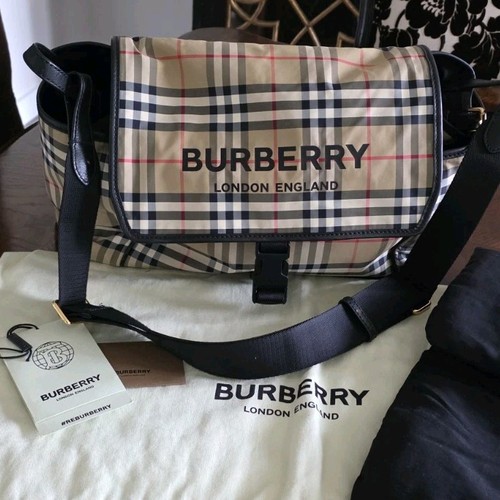 Authentic burberry diaper bag - burberry,