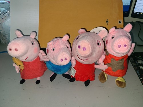 Peppa pig character plushies - peppa,