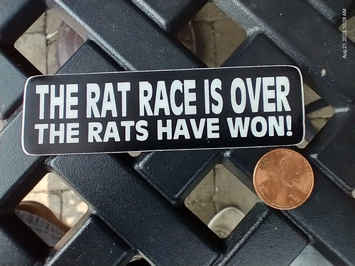 Small hand made - made, sticker