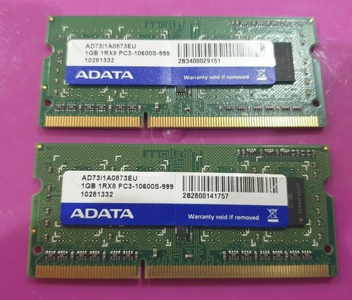 Coppia adata 1gb 2gb - 1gb, ram