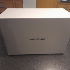 Scatola regalo originale grigia Balenciaga per scarpe 41 cm x 28,5 cm x 18,5 cm SOLO SCATOLA